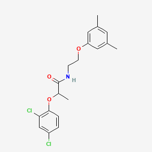 2-(2,4-dichlorophenoxy)-N-[2-(3,5-dimethylphenoxy)ethyl]propanamide