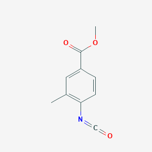 molecular formula C10H9NO3 B2953142 Methyl 4-isocyanato-3-methylbenzoate CAS No. 864296-43-5