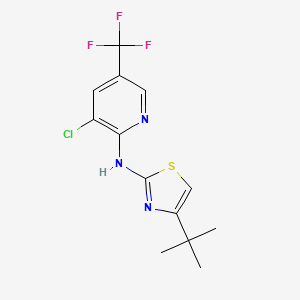 N-[4-(tert-butyl)-1,3-thiazol-2-yl]-3-chloro-5-(trifluoromethyl)-2-pyridinamine