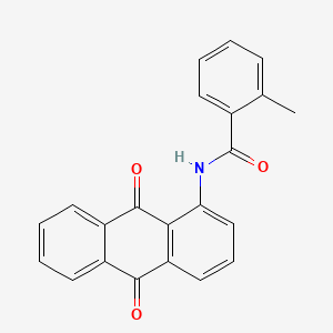 N-(9,10-dioxo-9,10-dihydroanthracen-1-yl)-2-methylbenzamide