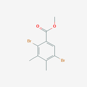 molecular formula C10H10Br2O2 B2953187 Methyl 2,5-dibromo-3,4-dimethylbenzoate CAS No. 2243505-48-6