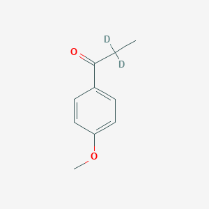 molecular formula C10H12O2 B029532 4'-Methoxypropiophenone-d2 CAS No. 91889-35-9