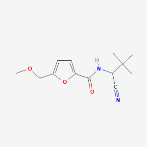 N-(1-Cyano-2,2-dimethylpropyl)-5-(methoxymethyl)furan-2-carboxamide