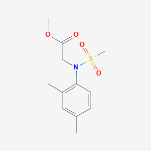 Methyl N-(2,4-dimethylphenyl)-N-(methylsulfonyl)glycinate