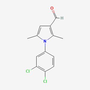 1-(3,4-dichlorophenyl)-2,5-dimethyl-1H-pyrrole-3-carbaldehyde