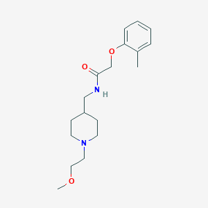 N-((1-(2-methoxyethyl)piperidin-4-yl)methyl)-2-(o-tolyloxy)acetamide
