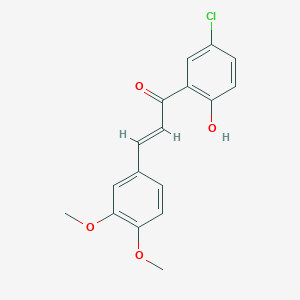 1-(5-Chloro-2-hydroxyphenyl)-3-(3,4-dimethoxyphenyl)prop-2-en-1-one