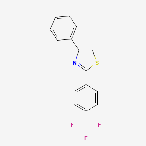 4-Phenyl-2-(4-(trifluoromethyl)phenyl)thiazole