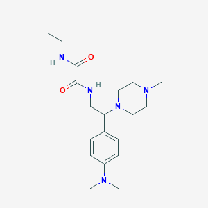 N1-allyl-N2-(2-(4-(dimethylamino)phenyl)-2-(4-methylpiperazin-1-yl)ethyl)oxalamide