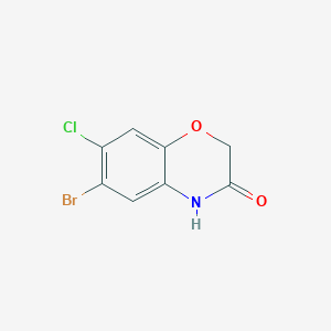 6-Bromo-7-chloro-2,4-dihydro-1,4-benzoxazin-3-one