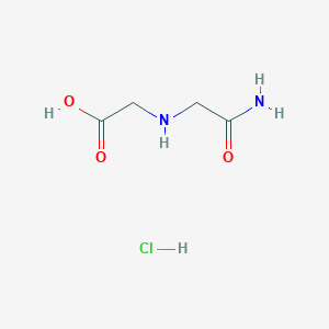2-[(2-Amino-2-oxoethyl)amino]acetic acid;hydrochloride