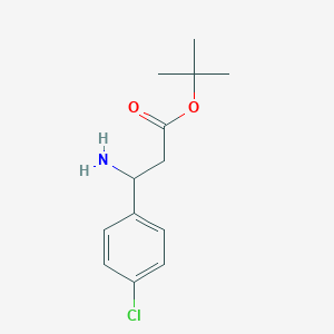 Tert-butyl 3-amino-3-(4-chlorophenyl)propanoate