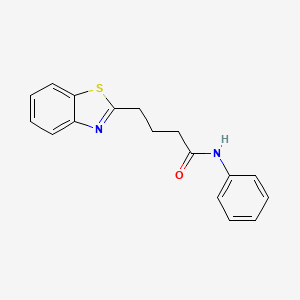 4-(1,3-benzothiazol-2-yl)-N-phenylbutanamide