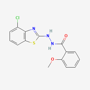 N'-(4-chloro-1,3-benzothiazol-2-yl)-2-methoxybenzohydrazide