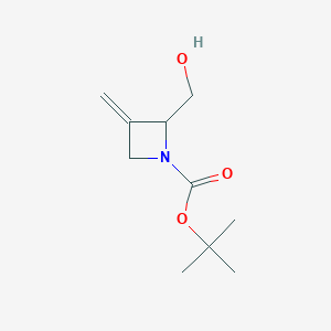 Tert-butyl 2-(hydroxymethyl)-3-methylideneazetidine-1-carboxylate