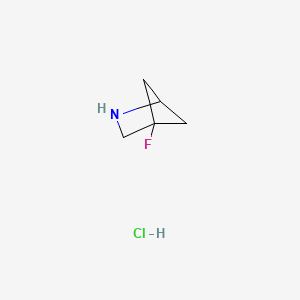 4-Fluoro-2-azabicyclo[2.1.1]hexane;hydrochloride