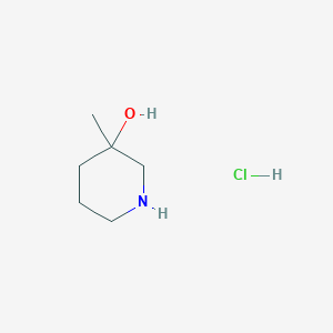 molecular formula C6H14ClNO B2953554 3-Methylpiperidin-3-ol hydrochloride CAS No. 955028-98-5
