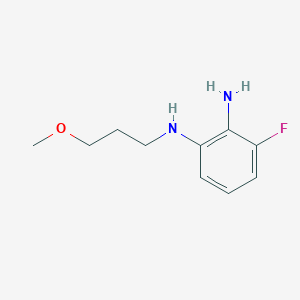 molecular formula C10H15FN2O B2953593 3-Fluoro-N1-(3-methoxypropyl)benzene-1,2-diamine CAS No. 1179741-99-1