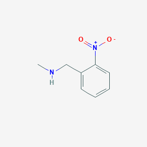 molecular formula C8H10N2O2 B2953623 N-Methyl-2-Nitrobenzylamine CAS No. 56222-08-3