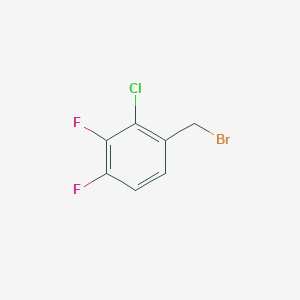 molecular formula C7H4BrClF2 B2953636 2-Chloro-3,4-difluorobenzyl bromide CAS No. 1805526-51-5