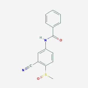 N-(3-Cyano-4-(methylsulfinyl)phenyl)benzenecarboxamide