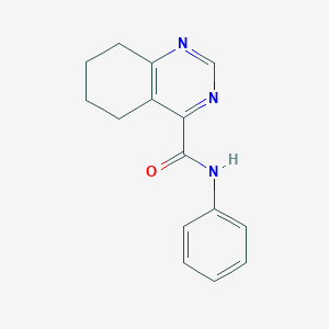 molecular formula C15H15N3O B2953795 N-Phenyl-5,6,7,8-tetrahydroquinazoline-4-carboxamide CAS No. 2415464-84-3