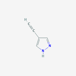 molecular formula C5H4N2 B2953838 4-Ethynyl-1H-pyrazole CAS No. 57121-49-0