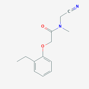 molecular formula C13H16N2O2 B2953840 N-(cyanomethyl)-2-(2-ethylphenoxy)-N-methylacetamide CAS No. 1311719-38-6