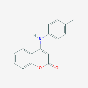molecular formula C17H15NO2 B295391 4-(2,4-dimethylanilino)-2H-chromen-2-one 