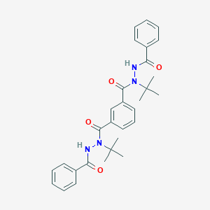molecular formula C30H34N4O4 B295395 N'~1~,N'~3~-dibenzoyl-N~1~,N~3~-di(tert-butyl)isophthalohydrazide 
