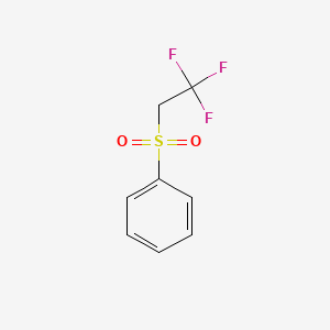 molecular formula C8H7F3O2S B2953970 (2,2,2-Trifluoroethyl)sulfonylbenzene CAS No. 56354-44-0