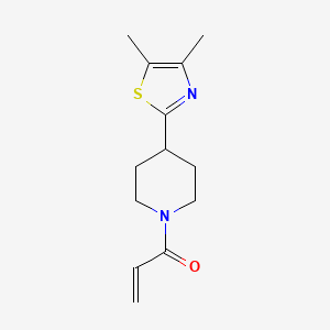 1-[4-(4,5-Dimethyl-1,3-thiazol-2-yl)piperidin-1-yl]prop-2-en-1-one