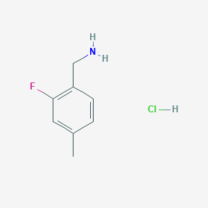 molecular formula C8H11ClFN B2954027 2-Fluoro-4-methylbenzylamine hydrochloride CAS No. 1214334-14-1