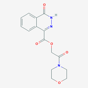 (2-morpholin-4-yl-2-oxoethyl) 4-oxo-3H-phthalazine-1-carboxylate