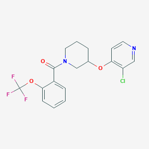 (3-((3-Chloropyridin-4-yl)oxy)piperidin-1-yl)(2-(trifluoromethoxy)phenyl)methanone