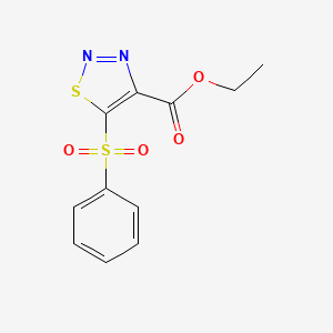 Ethyl 5-(phenylsulfonyl)-1,2,3-thiadiazole-4-carboxylate