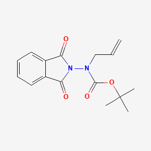 molecular formula C16H18N2O4 B2954103 Tert-butyl allyl(1,3-dioxoisoindolin-2-yl)carbamate CAS No. 287729-03-7
