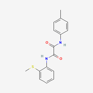 molecular formula C16H16N2O2S B2954118 N1-(2-(methylthio)phenyl)-N2-(p-tolyl)oxalamide CAS No. 941894-48-0
