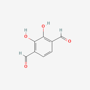 molecular formula C8H6O4 B2954148 2,3-Dihydroxyterephthalaldehyde CAS No. 148063-59-6