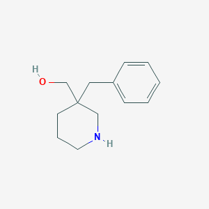molecular formula C13H19NO B2954260 (3-Benzylpiperidin-3-yl)methanol CAS No. 736908-00-2