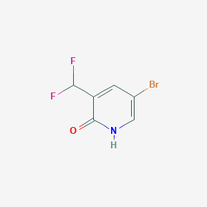 molecular formula C6H4BrF2NO B2954368 5-Bromo-3-(difluoromethyl)pyridin-2(1H)-one CAS No. 1383847-34-4
