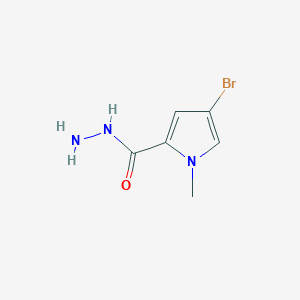 4-bromo-1-methyl-1H-pyrrole-2-carbohydrazide