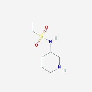 molecular formula C7H16N2O2S B2954403 N-(piperidin-3-yl)ethane-1-sulfonamide CAS No. 944068-24-0