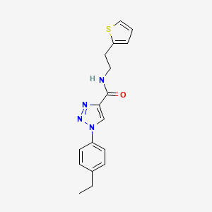 1-(4-ethylphenyl)-N-(2-(thiophen-2-yl)ethyl)-1H-1,2,3-triazole-4-carboxamide