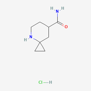 4-Azaspiro[2.5]octane-7-carboxamide;hydrochloride