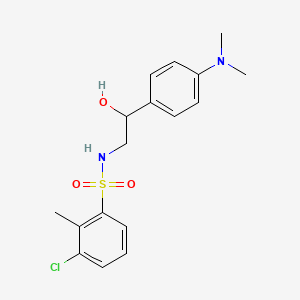3-chloro-N-(2-(4-(dimethylamino)phenyl)-2-hydroxyethyl)-2-methylbenzenesulfonamide