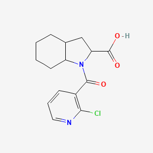 1-(2-chloropyridine-3-carbonyl)-octahydro-1H-indole-2-carboxylic acid