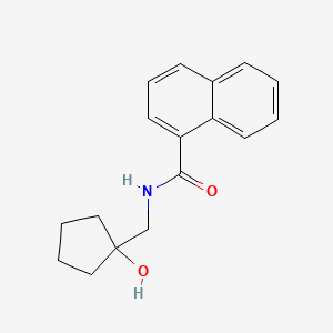 N-((1-hydroxycyclopentyl)methyl)-1-naphthamide