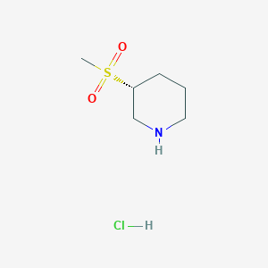 (3R)-3-methanesulfonylpiperidine hydrochloride