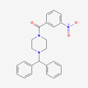 1-Benzhydryl-4-(3-nitrobenzoyl)piperazine